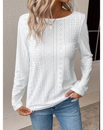 Plain Loose Casual Long Sleeve Shirt