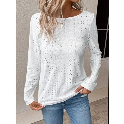 Plain Loose Casual Long Sleeve Shirt